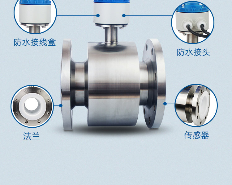 不锈钢分体电磁流量计